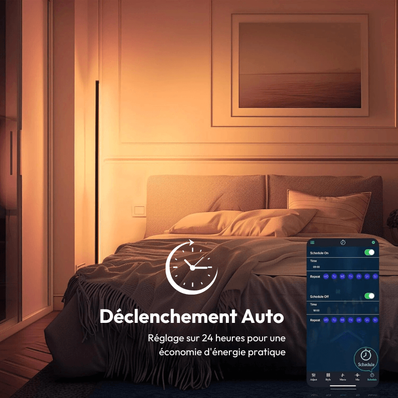 LUMINEMO : Lampadaire LED qui transforme votre maison en cocon relaxant