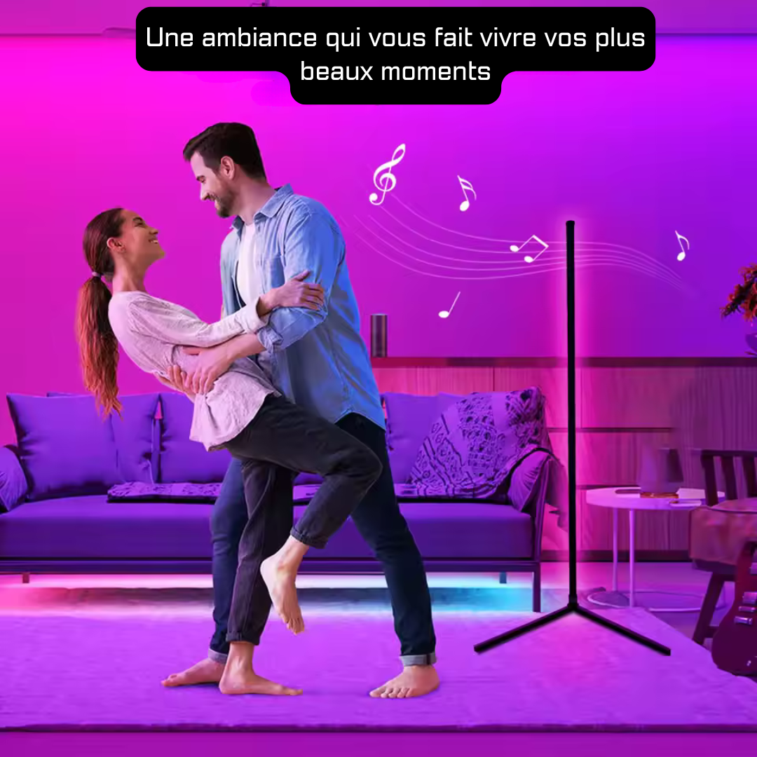 LUMINEMO : Lampadaire LED qui transforme votre maison en cocon relaxant