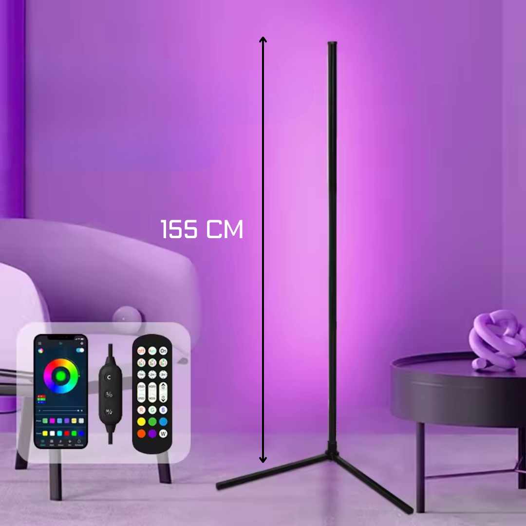 LUMINEMO : Lampadaire LED qui transforme votre maison en cocon relaxant