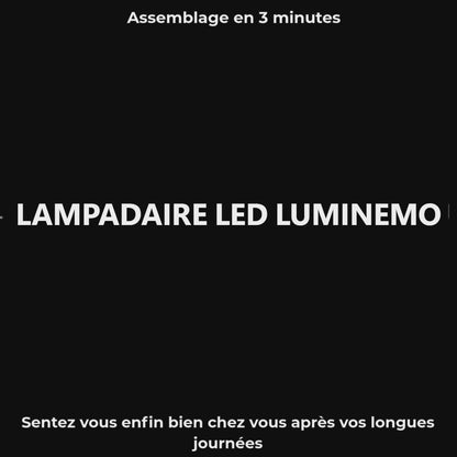 LUMINEMO : Lampadaire LED qui transforme votre maison en cocon relaxant